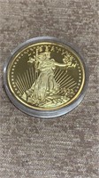 Gold Liberty Coin Novelty