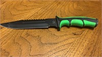 Green & Black Fixed Blade
