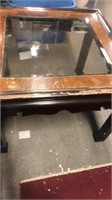 Glass Top Square Table