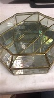 Octagon Glass Display Case