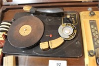 silvertone wire recorder & radio phoegraph -