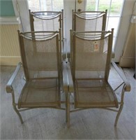 Lot #572 - Set of (4) 42” outdoor patio chairs