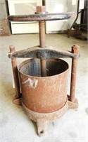 Lot #588 - Primitive cast iron press
