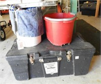 Lot #600 - Storage trunk strong box, black magic