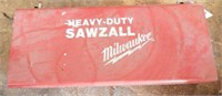 Lot #604 - Milwaukee Heavy Duty Sawzall in metal