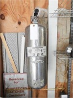 Lot #631 - Amerax stainless fire extinguisher