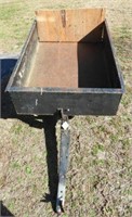 Lot #649 - Pull behind yard cart with dump body