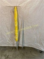 Large industrial yellow work umbrella NIB