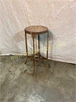 Antique metal stool