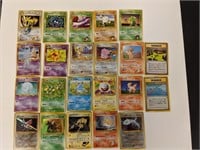 (22) POOR COND. Japanese Pokemon Cards W/ Holo
