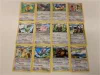 (12) Rare Colorless Pokemon Cards