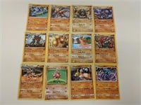 (12) Rare Fighting Pokemon Cards