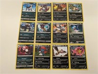 (12) Rare Dark Pokemon Cards