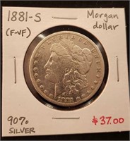 1881 s Morgan Dollar