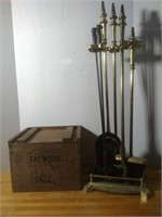 Fatwood Firestarter Box & Fire Place Kit