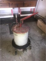 Grease Pump On Casters Lubricant