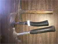 Old Hand Tools - Hammer- Axe - Stanley Pick