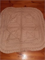 Antique crocheted baby blanket