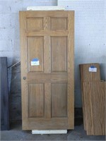 Solid Oak Door- 80 X 36 in