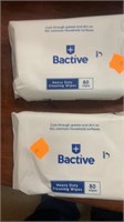 2 packs - Heavy Duty Cleaning Wipes Bactive