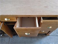 Oak Office Cabinet