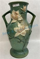 Roseville magnolia vase 15 inches tall