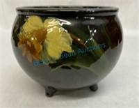 Early Weller footed Jardiniere 5 inches tall