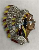 Indian brooch costume jewelry