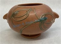 Teasel pattern Roseville bowl
