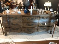 9 Drawer French Bombay Dresser-Buffet-Console