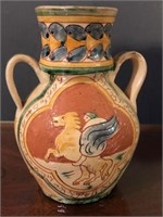 2 Handled Italy Urn Vase