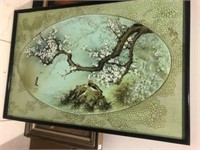 Asian Apple Blossom Painting