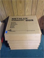 5 Boxes Metalux Fluorescent Ceiling Lights(New)