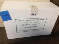 Box of 1/2" x 520" Thread Seal Tape 100 QTY