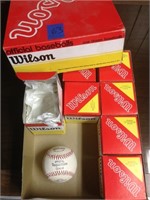 Box of 7 Wilson Official Baseballs