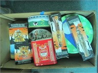 Boxes of Games, Kitchen, Tins, Household Items