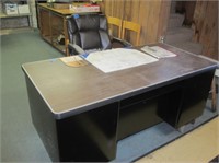 Office Desk & Padded Chair