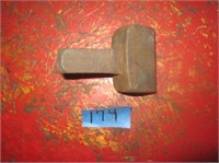 Vintage Blacksmith Hardy Hole Tool  7/8" Shank