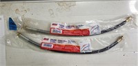 2 Lincoln Whip Hose Extensions 18" x 1/8"NPT Male