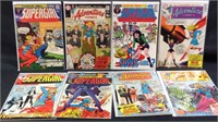 Eight vintage adventure comics Supergirl