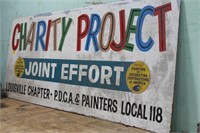 Charity Project Sign
