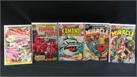 Vintage Kirby DC titles comic books