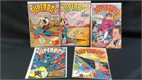 Five $.12 Superboy comic books
