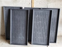 Rubber trays
