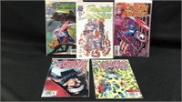Five new captain America comic books
