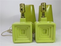 Pair of MCM Lamps with shades