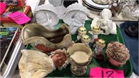 Ceramics tray lot