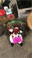 Snowman wreath