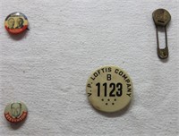 Vintage Campaign Pins and other vintage pins