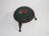 Vintage Needlepoint stool